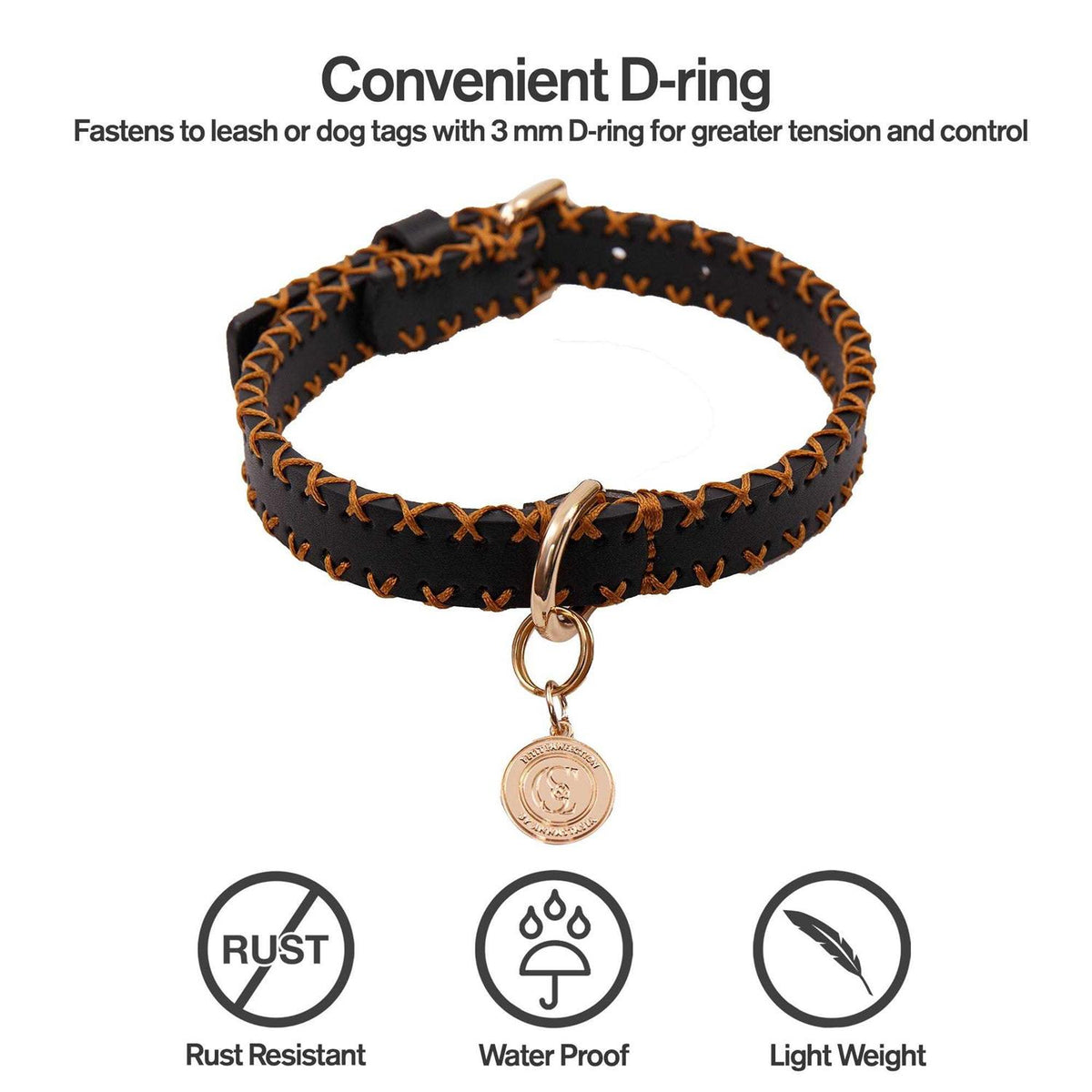 Handcrafted Standard Dog Collar X6563