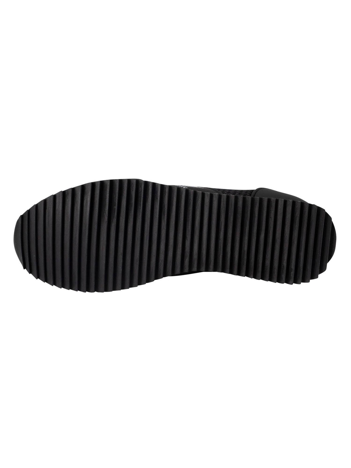Black Woven Trainers I7769