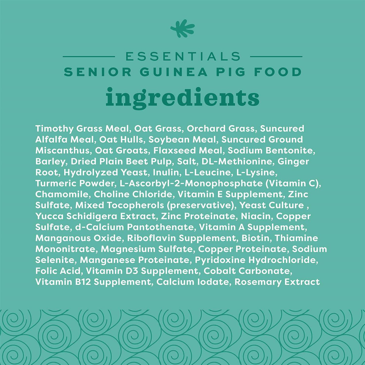 Senior Guinea Pig Food D69475