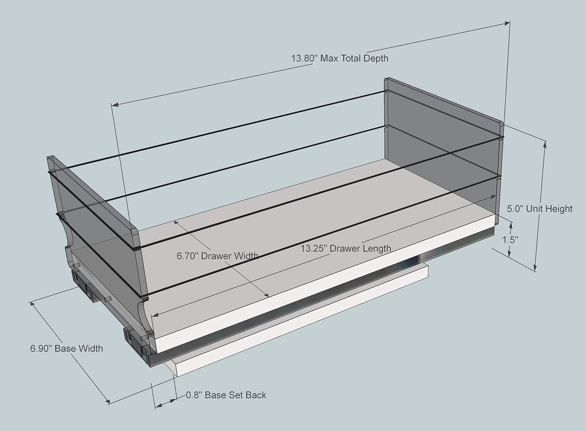 Heavy Duty Drawer Storage Organizer for Cabinets B646