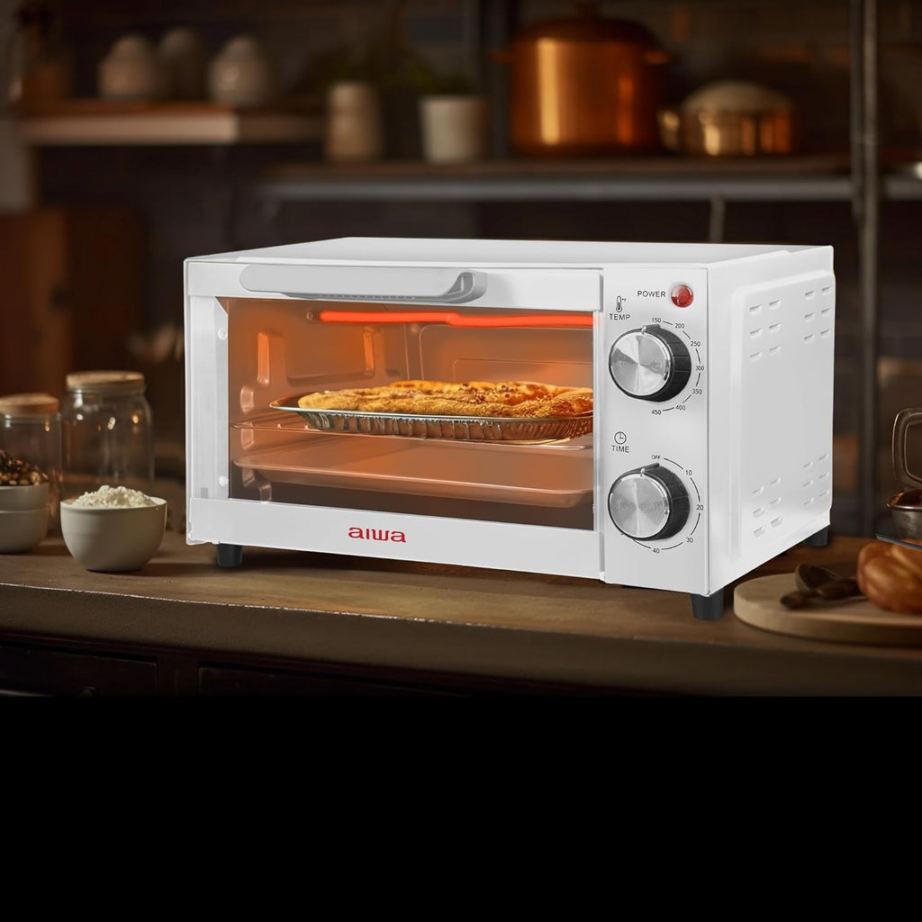 750W 4 Slice Toaster Oven with Baking Tray S137756
