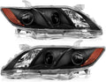 Black Housing Amber Reflector Headlight Assembly W73186