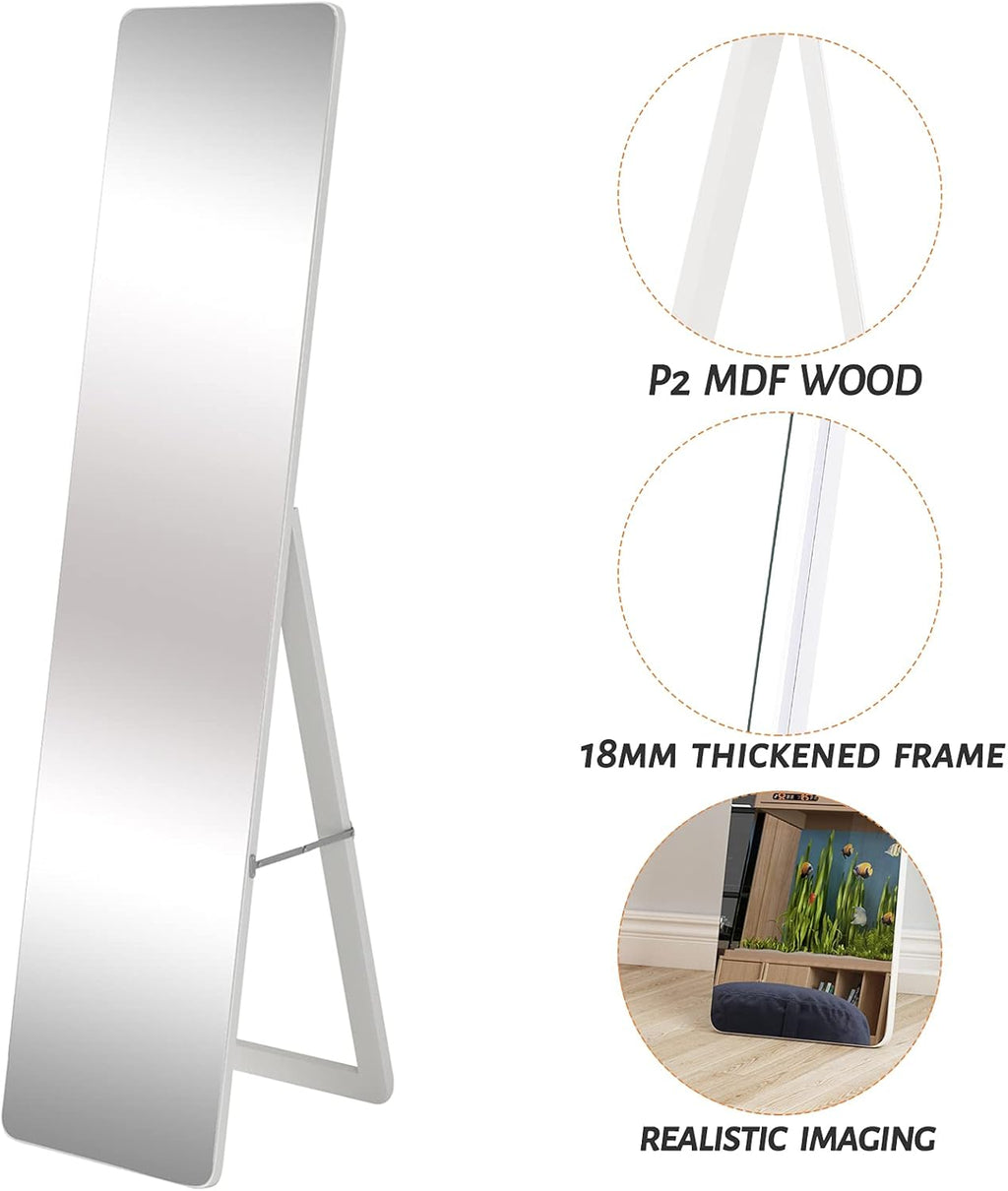 Full Length Mirror 63 inch x 14.6 inch with Floor Stand L898