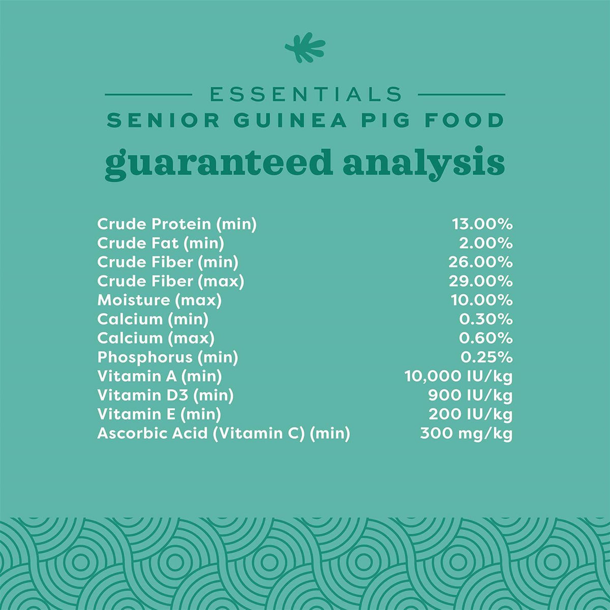 Senior Guinea Pig Food D69475