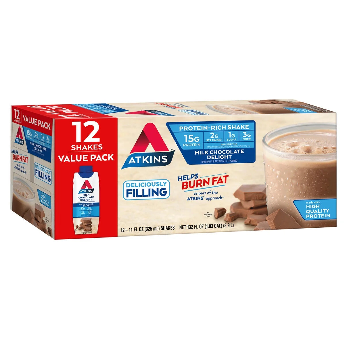 Milk Chocolate Protein Shake, 12 Ct G461