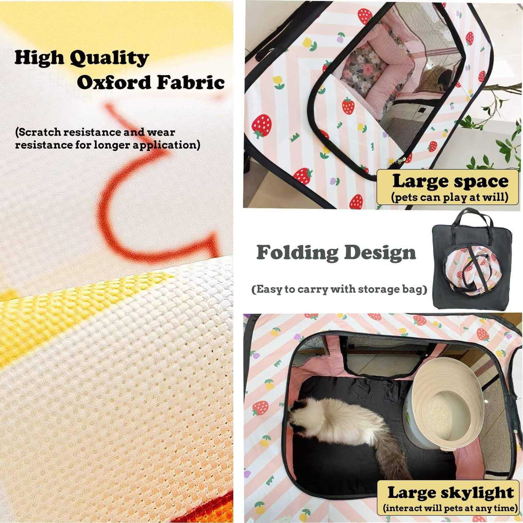Portable Foldable Pet Playpen D848225