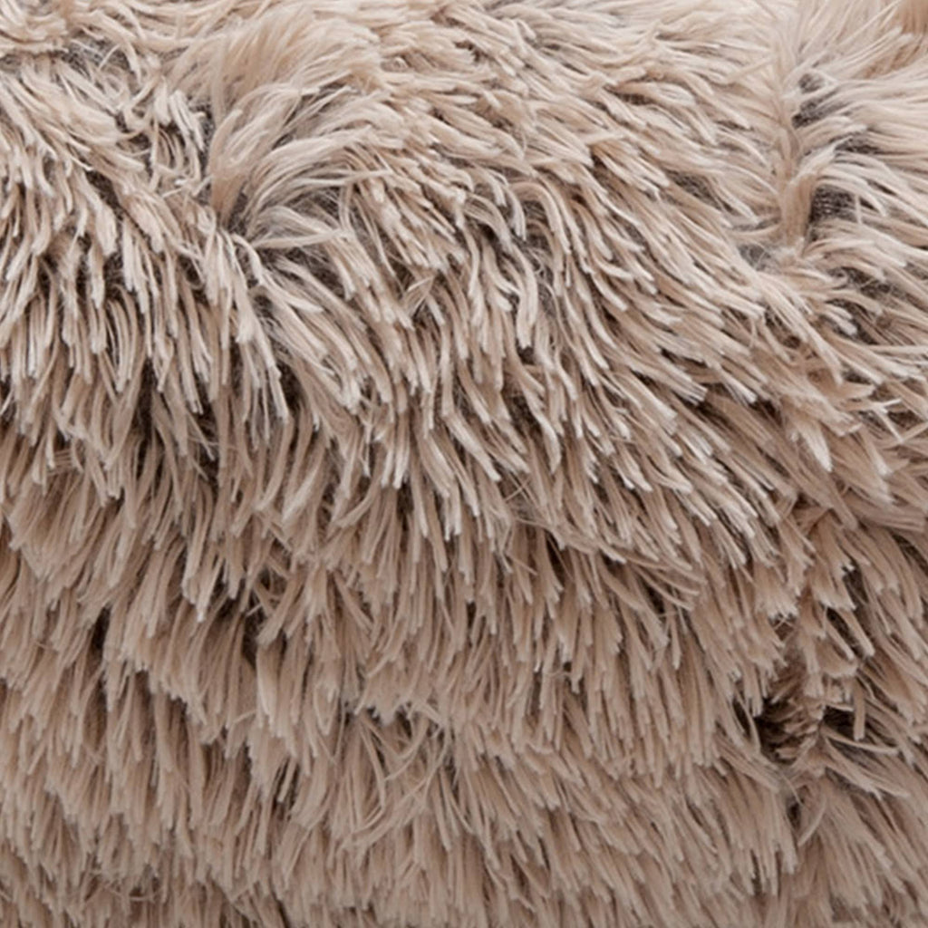 Long Fur Donut Dog Bed V48628