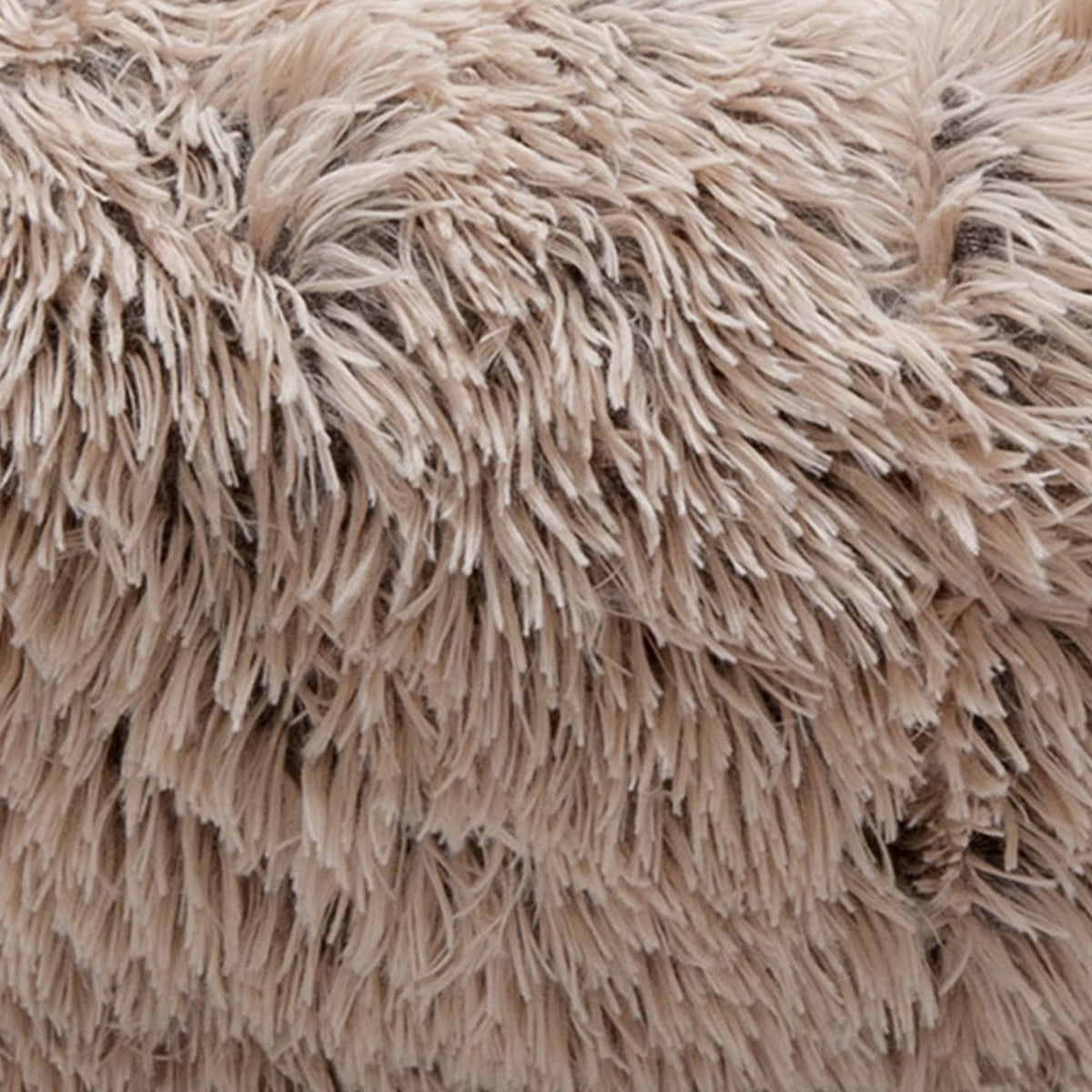 Long Fur Donut Dog Bed V48628