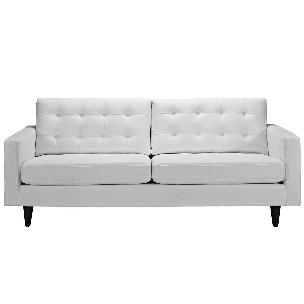 White Leather Sofa T59624