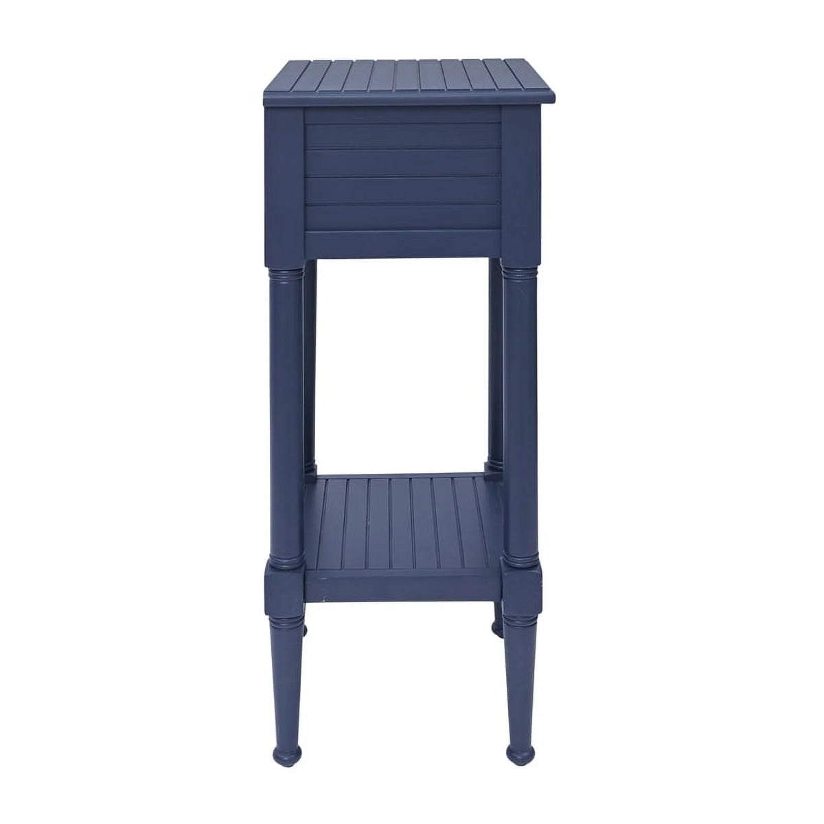 Navy Coastal Wood Side Table G3494