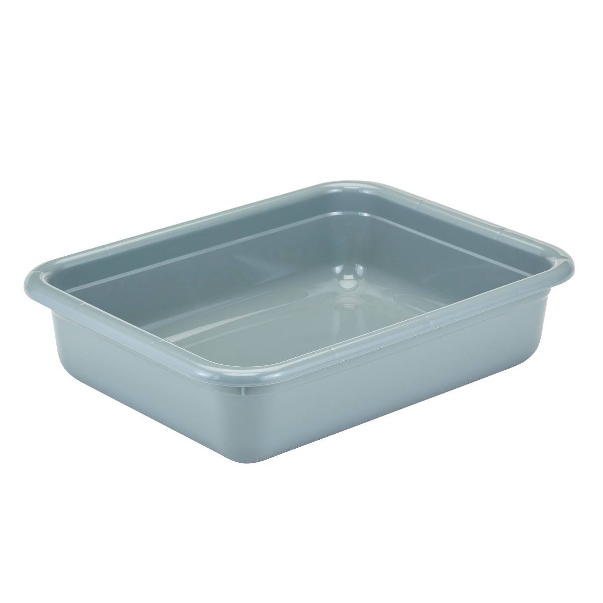 15 in x 20 in Gray Flat Bottom Bus Box J26555