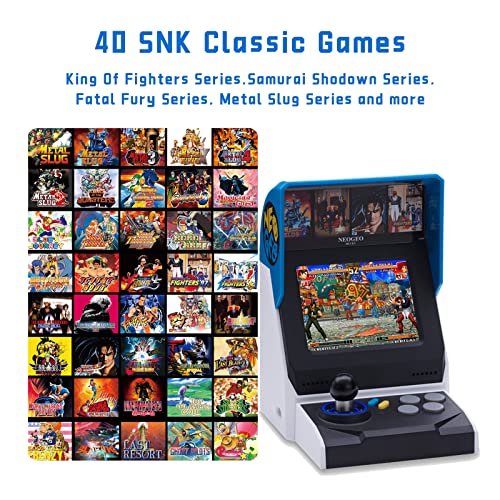 NEOGEO Mini Arcade with 40 Pre-Loaded Games G58865