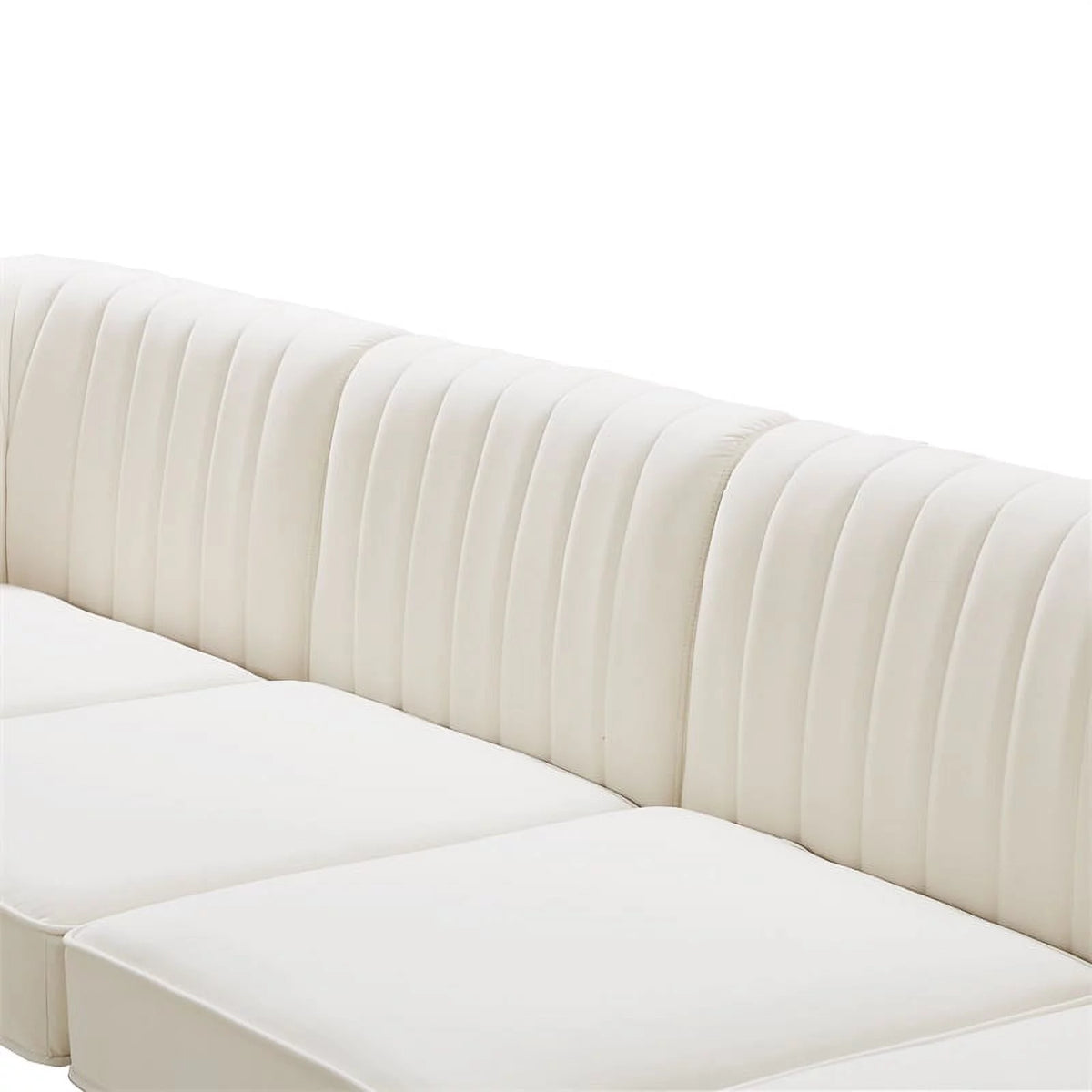 Cream Velvet Modular Sofa C103