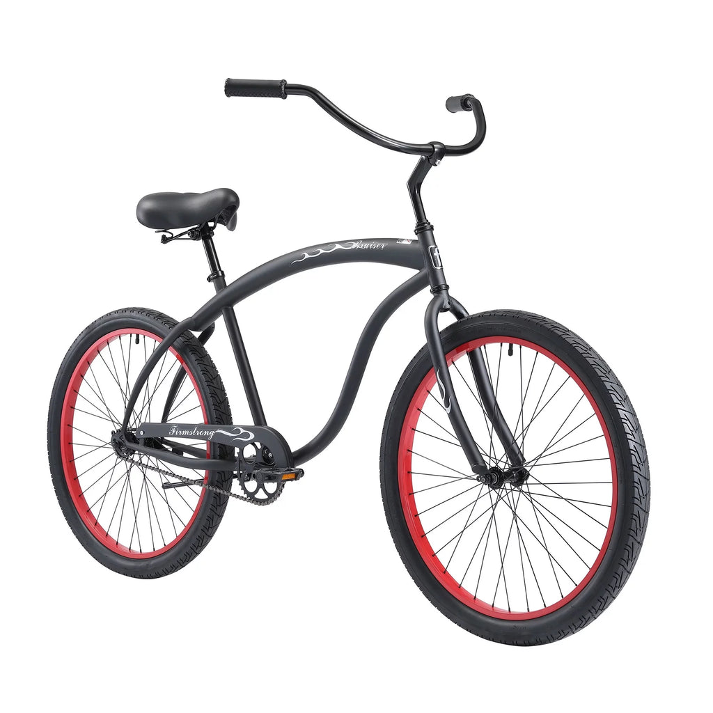 Matte Black/Green Single Speed Men's 26 B4406
