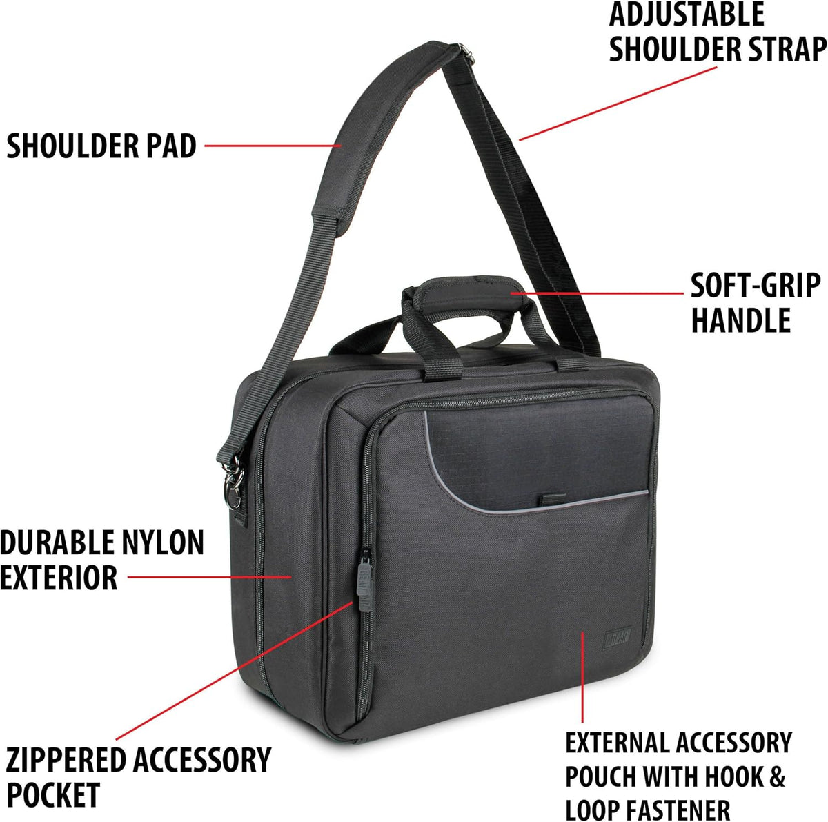 Audio Mixer Travel Case with Scratch-Resistant Interior J312