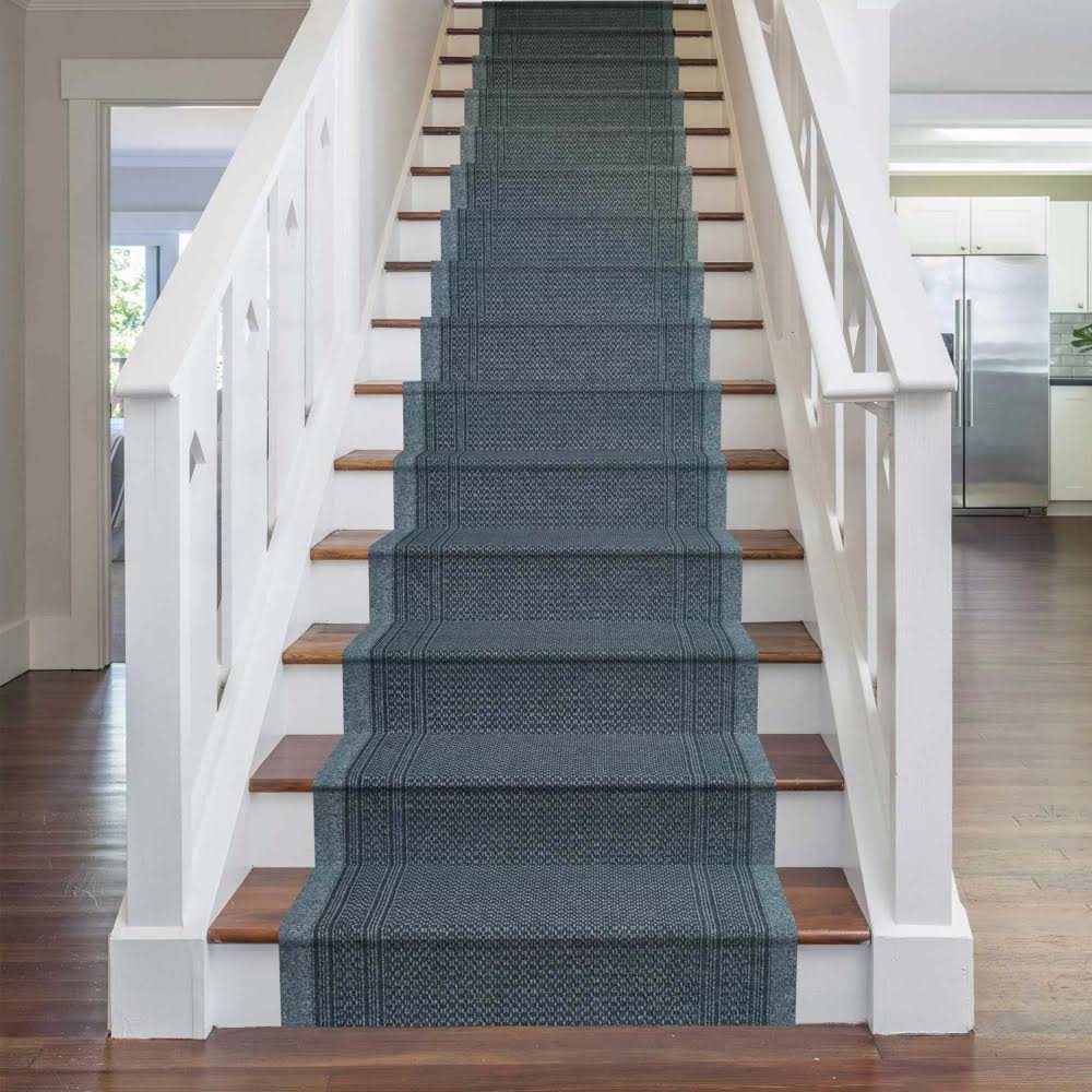 Aztec Gray Stair Carpet Runner O177