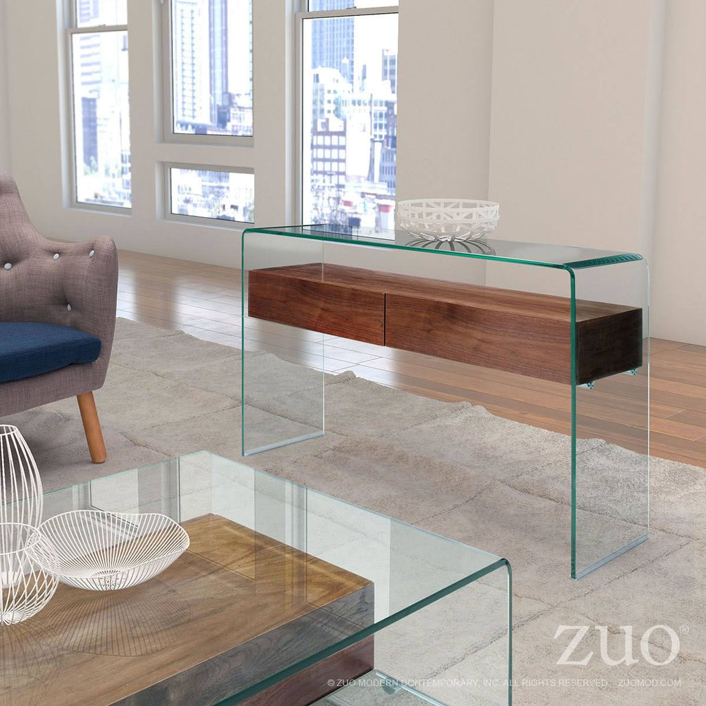 Walnut Console Table R48902