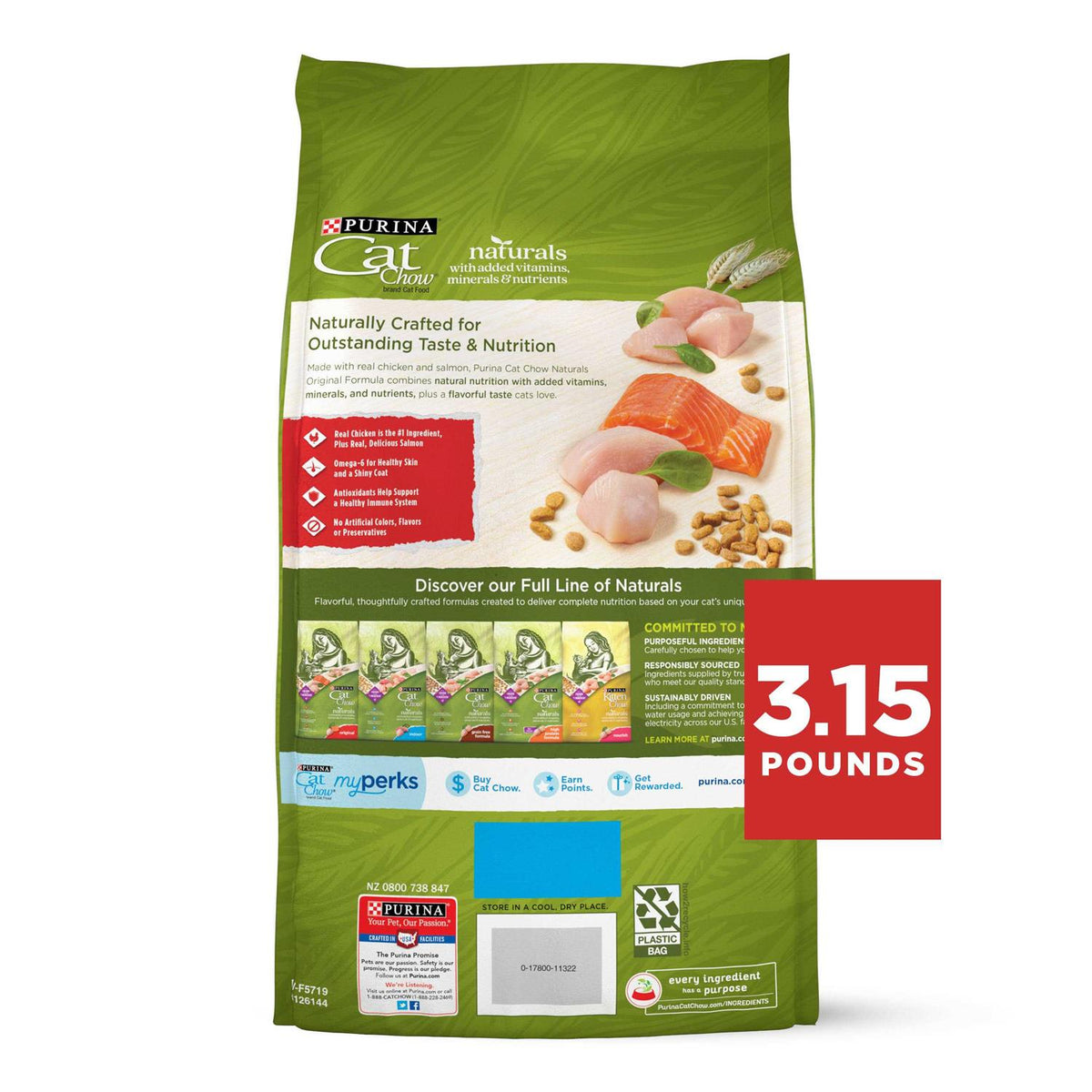 Naturals Original Dry Cat Food Q8386