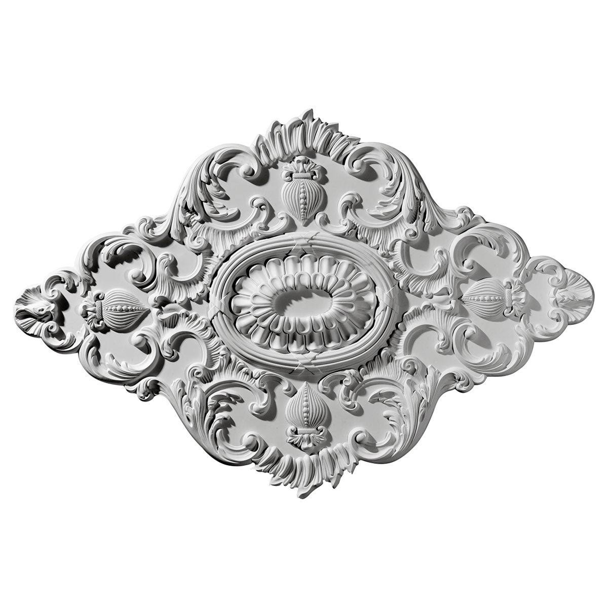 Hand-Painted Golden Oak Ceiling Medallion X892129