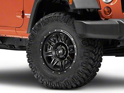 Flat Black 17x9 Wheel J801