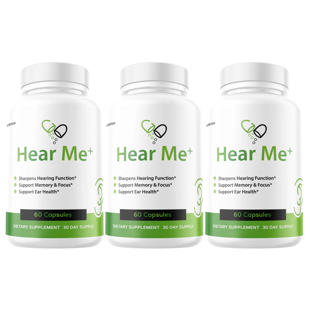 Hearing Relief Tinnitus Support Ear Health 3 Bottles J368
