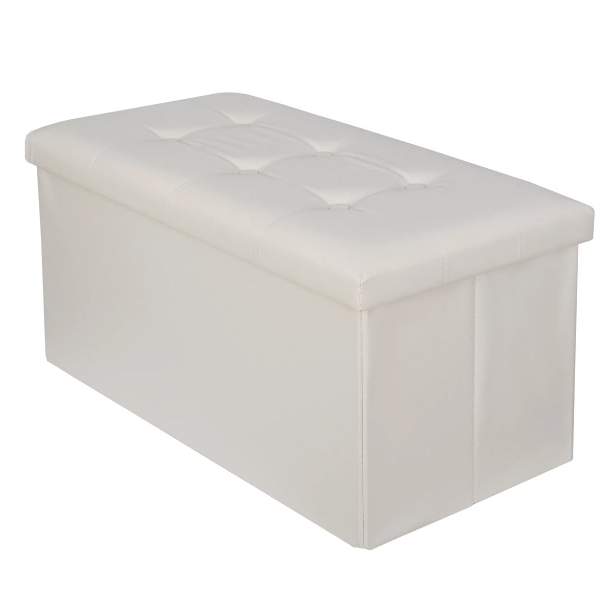 30'' Leather Storage Ottoman Bench Y73205