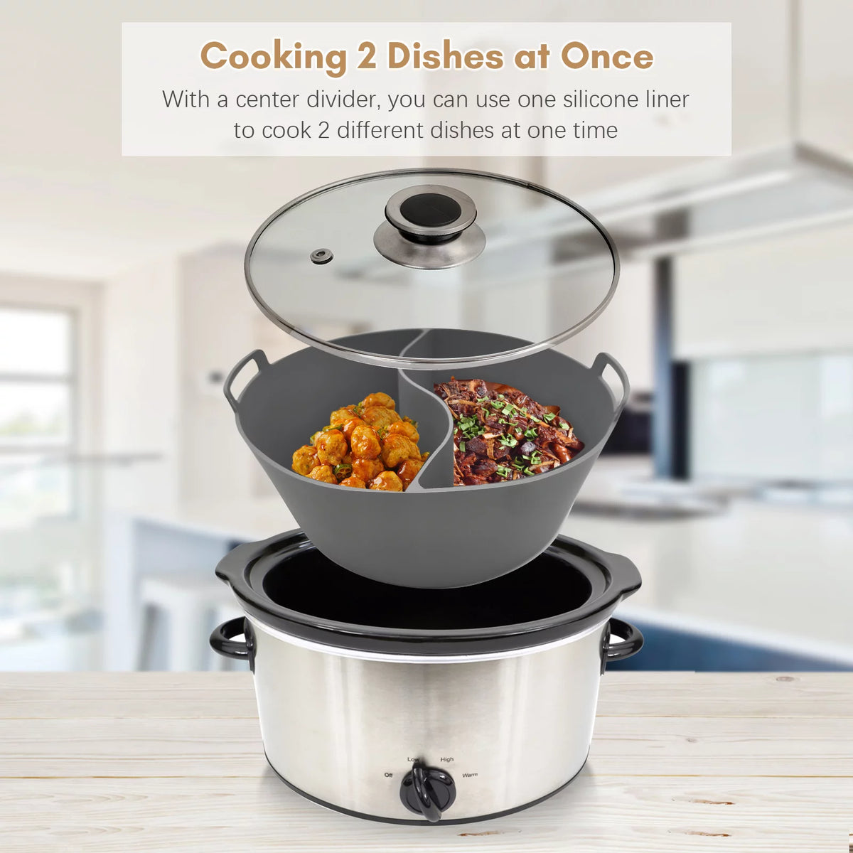 Silicone Slow Cooker Liners, 2pcs S715997