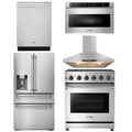 30 Gas Range, Range Hood, Microwave, Refrigerator, Dishwasher B421742