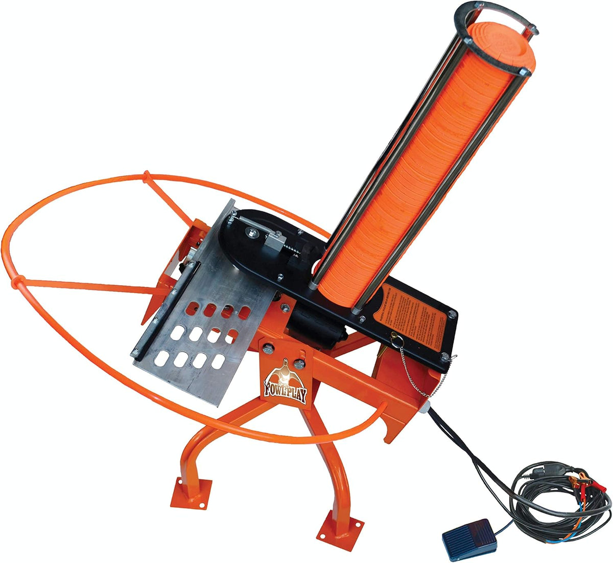 Automatic Clay Pigeon Skeet Thrower Trap, 50 Clay Capacity, Orange Q91370