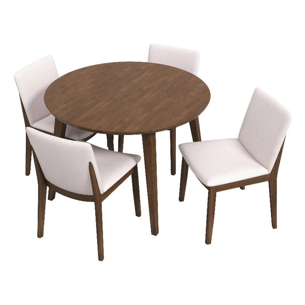 Solid Wood Dining Table and 4 Chair Set C37517