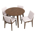 Solid Wood Dining Table and 4 Chair Set C37517