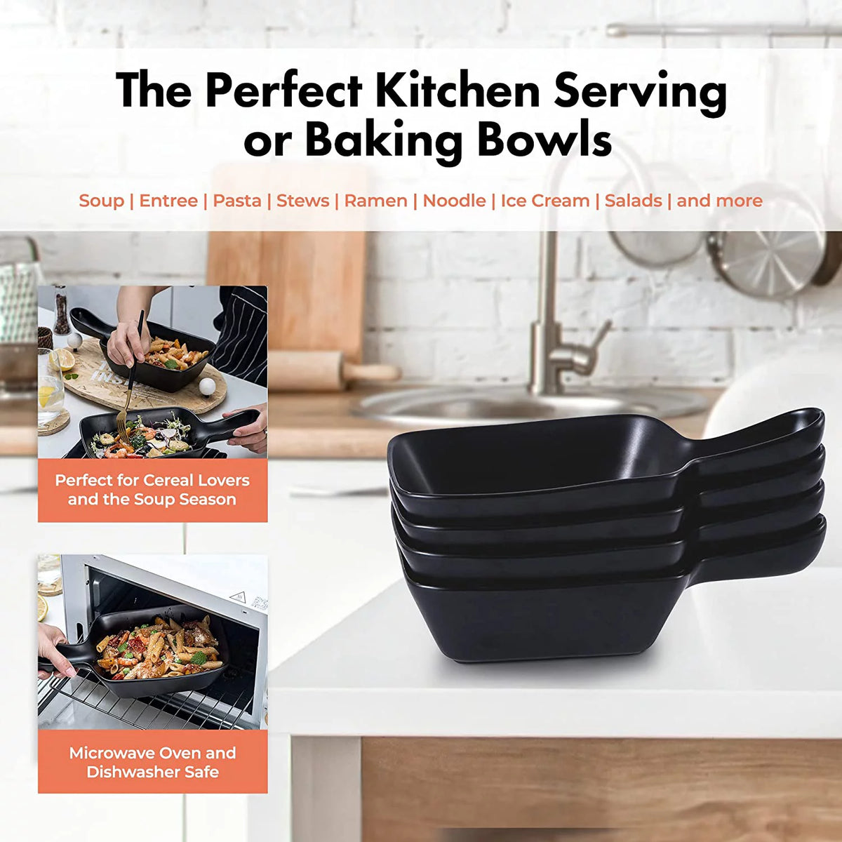 30 Ounce Set Of 4 Stackable Soup Bowls R2407