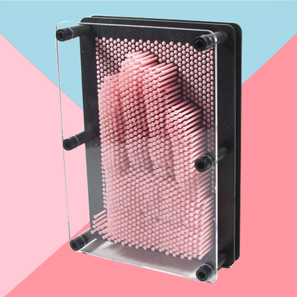 Small Size Pink 3-Dimensional Pin Art Board Toy T109