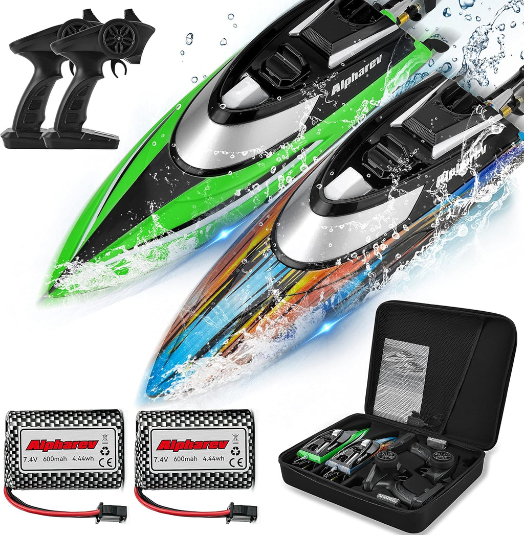 RC Boat with Case, 20+ MPH Remote Control Boat S5147