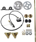Rear Axle Kit Brake Master Cylinder Disc Rotor Hub for Go Kart Drift Trike Cart ATV T936