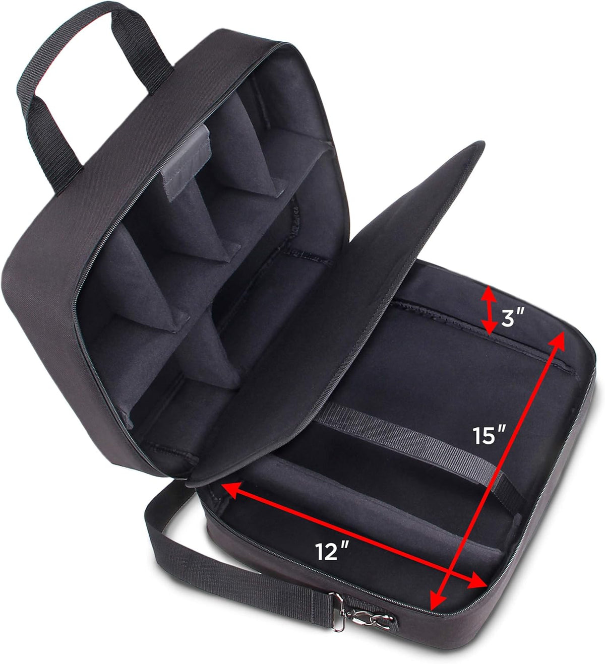 Audio Mixer Travel Case with Scratch-Resistant Interior J312