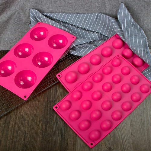 3 Pack Silicone Round Sphere Baking Mold O33003