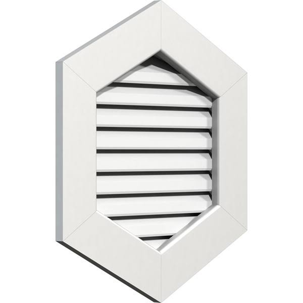 6/12 Pitch PVC Gable Vent G373