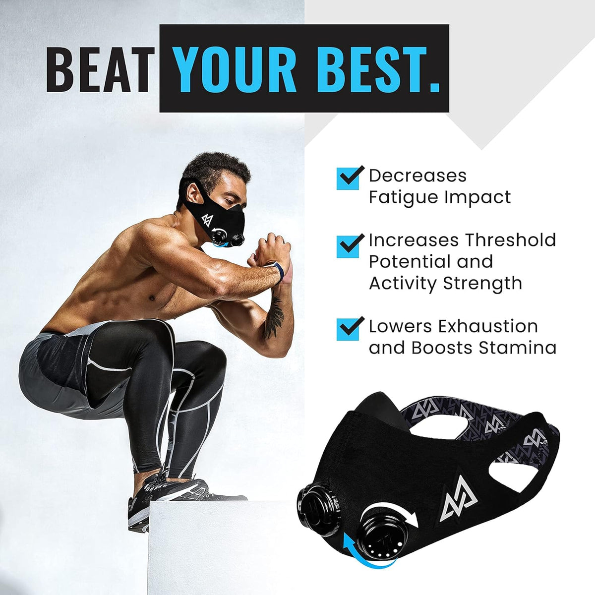 Workout Training Mask Pack of 2 A9265