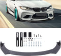 Gloss Black Front Bumper Lip Spoiler ABS Pack of 2 S72063
