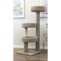 Carpeted Solid Wood Cat Tree Tower R2820