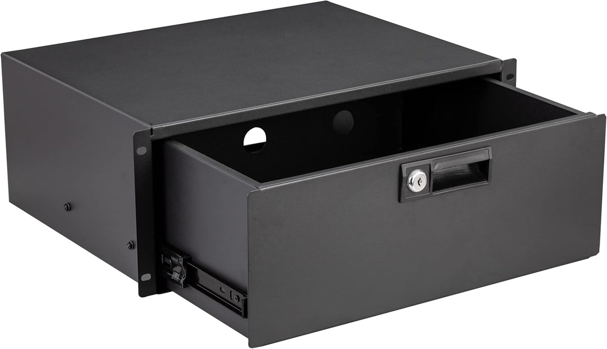 1U Rack Mount Locking Deep Drawer Server Cabinet Case, Pack of 2 F93139
