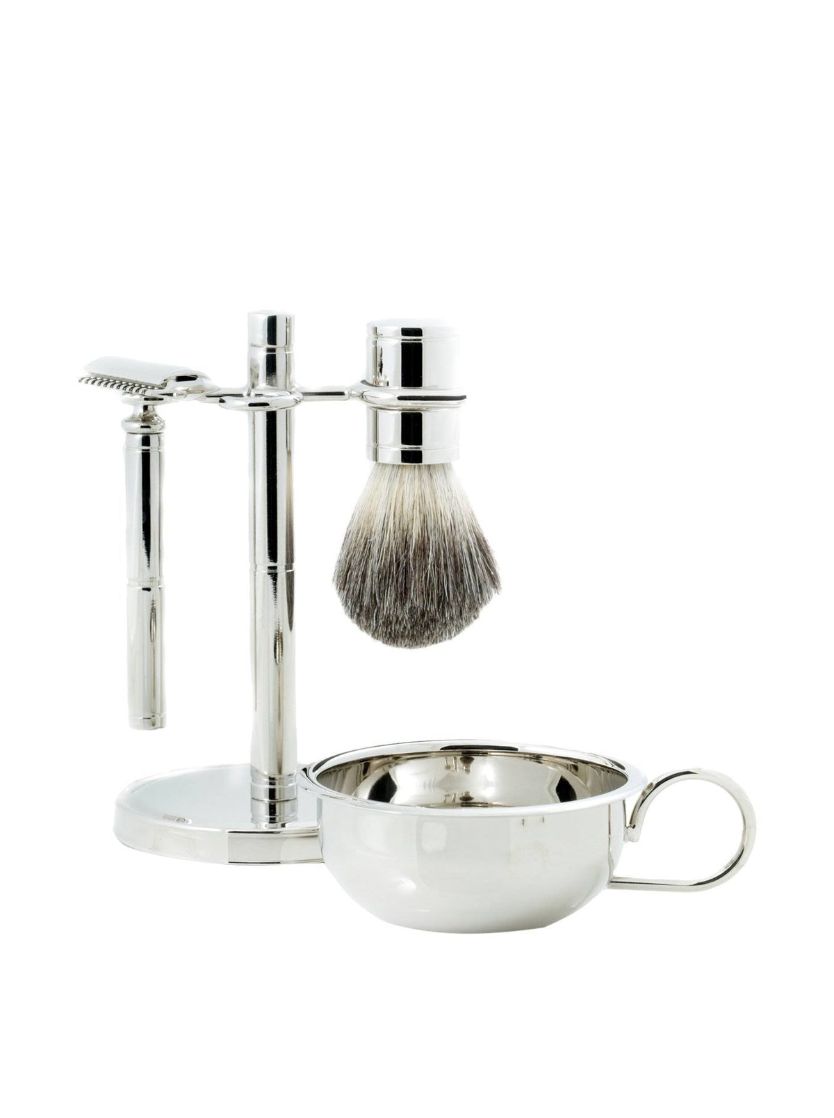 Silver Safety Razor Shaving Set G8293