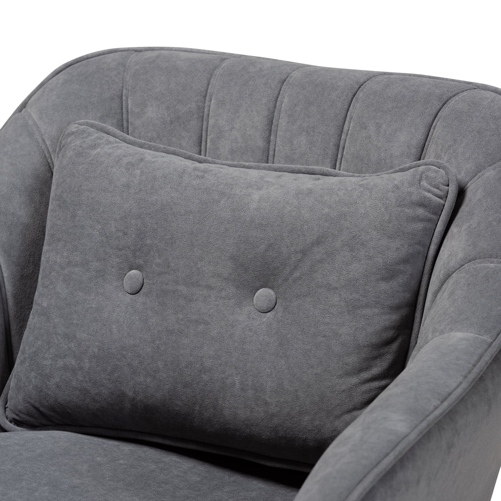 Gray Club Chair L54805