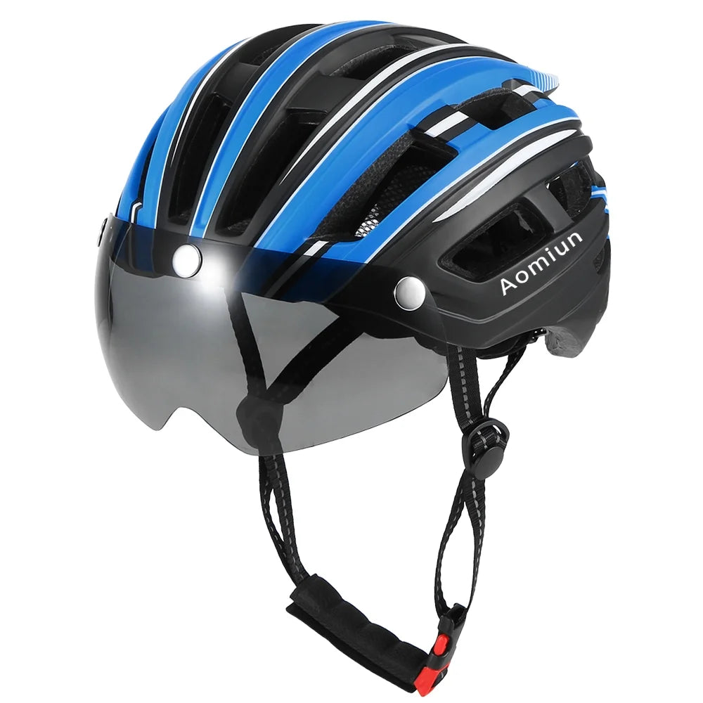 Motorcycle Helmet with Detachable Magnetic Visor P5851