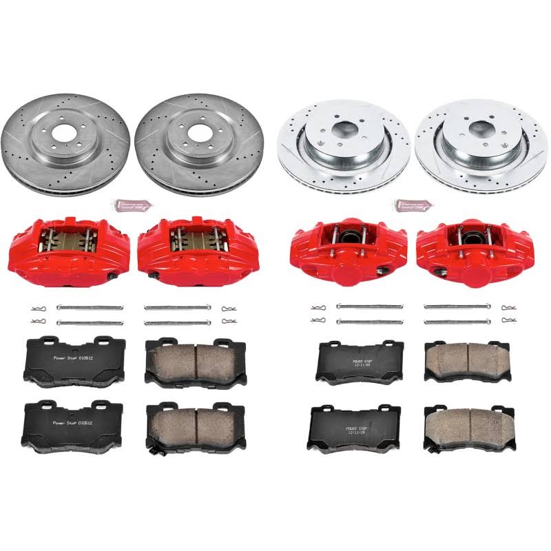 Front and Rear Brake Kit with Calipers C78323