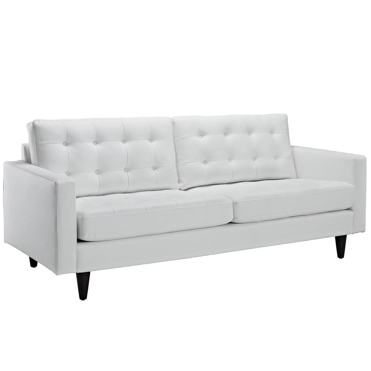 White Leather Sofa T59624