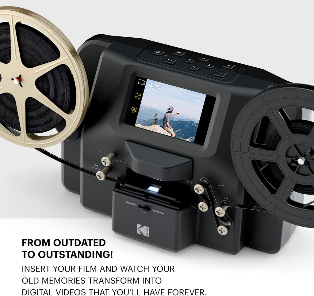 8mm & Super 8 Films Digitizer Converter with 5 Screen B6080