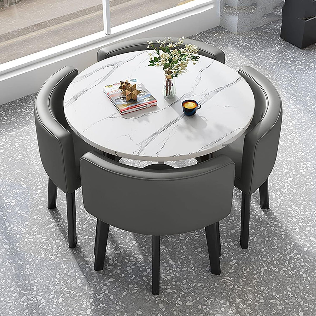 Round Dining Table And Chair Set For 4 B342