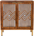 2-Door Accent Cabinet with Mirror Fronts M69419